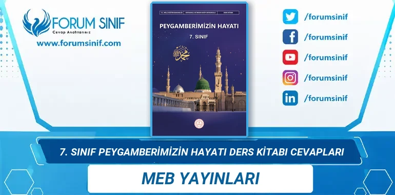 7. Sınıf Peygamberimizin Hayatı Ders Kitabı Cevapları MEB Yayınları 7. Sınıf Peygamberimizin Hayatı Ders Kitabı Cevapları MEB Yayınları