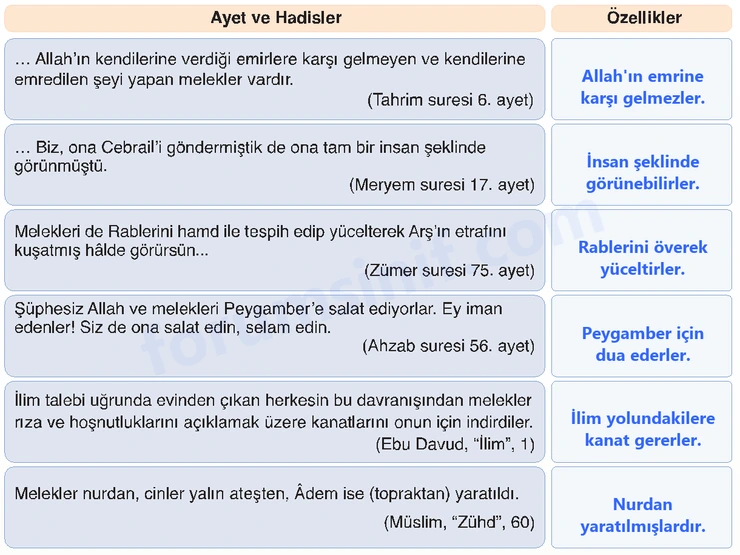 7. Sınıf Din Kültürü Sayfa 18 Cevapları MEB Yayınları 7. Sınıf Din Kültürü Sayfa 18 Cevapları MEB Yayınları