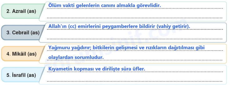 7. Sınıf Din Kültürü Sayfa 43 Cevapları MEB Yayınları 7. Sınıf Din Kültürü Sayfa 43 Cevapları MEB Yayınları