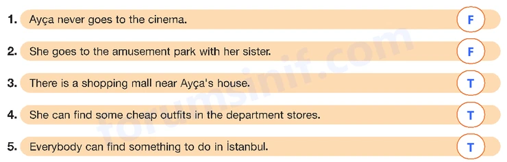 7. Sınıf İngilizce Ders Kitabı Sayfa 141 Cevapları Bilim ve Kültür Yayınları - 1
