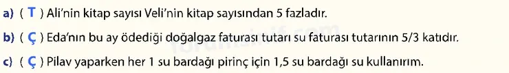 7. Sınıf Matematik Ders Kitabı Sayfa 39 Cevapları İkinci Kitap 7. Sınıf Matematik Ders Kitabı Sayfa 39 Cevapları İkinci Kitap