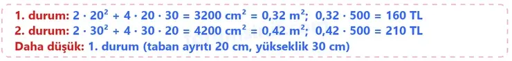 7. Sınıf Matematik Ders Kitabı Sayfa 153 Cevapları 1. Kitap - 2