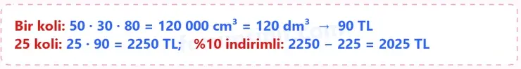 7. Sınıf Matematik Ders Kitabı Sayfa 156 Cevapları 1. Kitap - 3