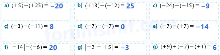 7. Sınıf Matematik Ders Kitabı Sayfa 69 Cevapları 1. Kitap