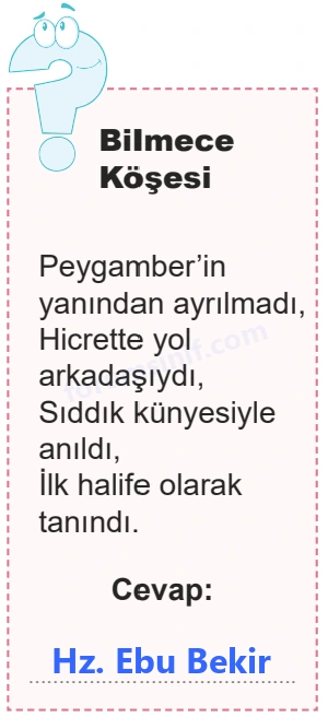 7. Sınıf Peygamberimizin Hayatı Sayfa 72 Cevapları MEB Yayınları