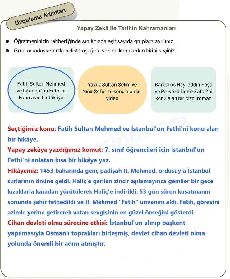 7. Sınıf Sosyal Bilgiler Ders Kitabı Sayfa 106 Cevapları 1. Kitap - 2 7. Sınıf Sosyal Bilgiler Ders Kitabı Sayfa 106 Cevapları 1. Kitap - 2