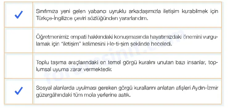 7. Sınıf Türkçe Ders Kitabı Sayfa 142 Cevapları 1. Kitap - 2 7. Sınıf Türkçe Ders Kitabı Sayfa 142 Cevapları 1. Kitap - 2