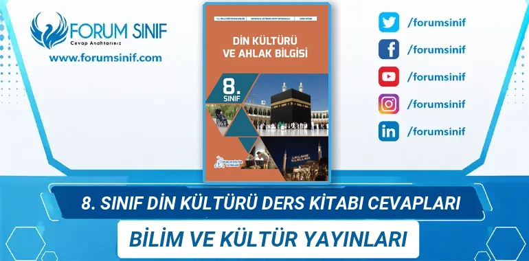 8. Sınıf Din Kültürü Ders Kitabı Cevapları Bilim ve Kültür Yayınları 8. Sınıf Din Kültürü Ders Kitabı Cevapları Bilim ve Kültür Yayınları