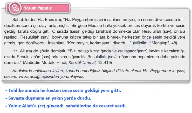 8. Sınıf Din Kültürü Sayfa 101 Cevapları Bilim ve Kültür Yayınları 8. Sınıf Din Kültürü Sayfa 101 Cevapları Bilim ve Kültür Yayınları