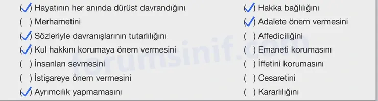 8. Sınıf Din Kültürü Sayfa 104 Cevapları Bilim ve Kültür Yayınları 8. Sınıf Din Kültürü Sayfa 104 Cevapları Bilim ve Kültür Yayınları