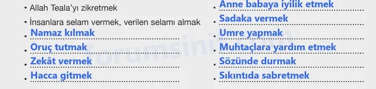 8. Sınıf Din Kültürü Sayfa 128 Cevapları Bilim ve Kültür Yayınları 8. Sınıf Din Kültürü Sayfa 128 Cevapları Bilim ve Kültür Yayınları