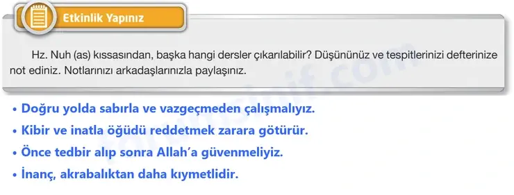 8. Sınıf Din Kültürü Sayfa 143 Cevapları Bilim ve Kültür Yayınları 8. Sınıf Din Kültürü Sayfa 143 Cevapları Bilim ve Kültür Yayınları