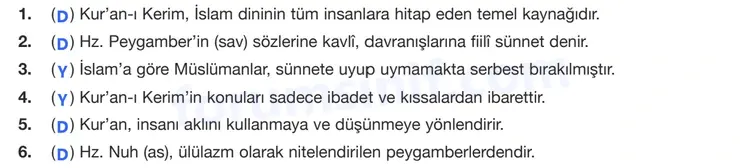 8. Sınıf Din Kültürü Sayfa 146 Cevapları Bilim ve Kültür Yayınları 8. Sınıf Din Kültürü Sayfa 146 Cevapları Bilim ve Kültür Yayınları