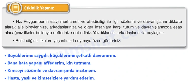 8. Sınıf Din Kültürü Sayfa 96 Cevapları Bilim ve Kültür Yayınları 8. Sınıf Din Kültürü Sayfa 96 Cevapları Bilim ve Kültür Yayınları