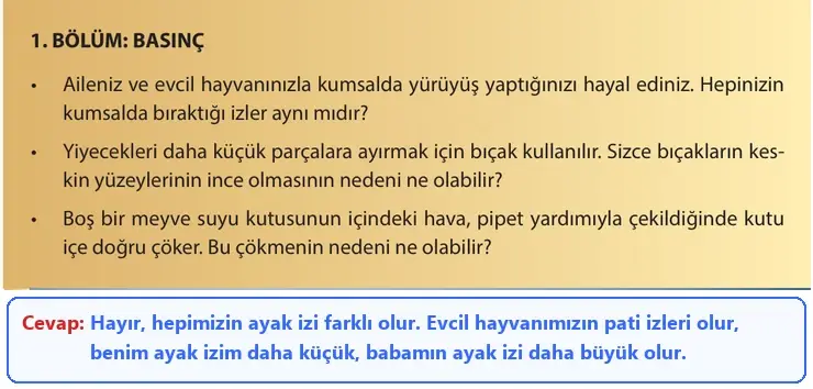8. Sınıf Fen Bilimleri Ders Kitabı Sayfa 90 Cevapları MEB Yayınları 8. Sınıf Fen Bilimleri Ders Kitabı Sayfa 90 Cevapları MEB Yayınları