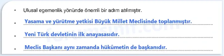 8. Sınıf İnkılap Tarihi Sayfa 97 Cevapları Dersdestek Yayıncılık 8. Sınıf İnkılap Tarihi Sayfa 97 Cevapları Dersdestek Yayıncılık