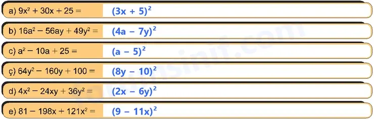 8. Sınıf Matematik Ders Kitabı Sayfa 157 Cevapları MEB Yayınları 8. Sınıf Matematik Ders Kitabı Sayfa 157 Cevapları MEB Yayınları
