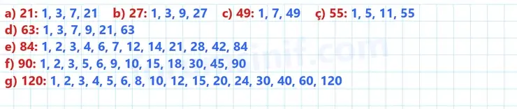 8. Sınıf Matematik Ders Kitabı Sayfa 16 Cevapları MEB Yayınları