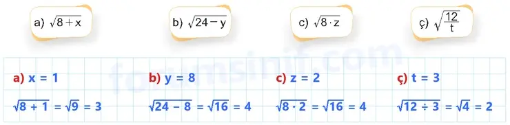 8. Sınıf Matematik Ders Kitabı Sayfa 94 Cevapları MEB Yayınları 8. Sınıf Matematik Ders Kitabı Sayfa 94 Cevapları MEB Yayınları