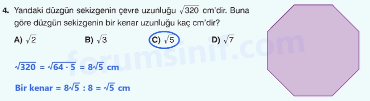 8. Sınıf Matematik Ders Kitabı Sayfa 109 Cevapları Sonuç Yayınları 8. Sınıf Matematik Ders Kitabı Sayfa 109 Cevapları Sonuç Yayınları