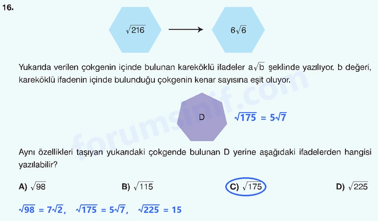 8. Sınıf Matematik Ders Kitabı Sayfa 112 Cevapları Sonuç Yayınları 8. Sınıf Matematik Ders Kitabı Sayfa 112 Cevapları Sonuç Yayınları
