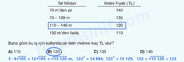 8. Sınıf Matematik Ders Kitabı Sayfa 114 Cevapları Sonuç Yayınları - 2 8. Sınıf Matematik Ders Kitabı Sayfa 114 Cevapları Sonuç Yayınları - 2