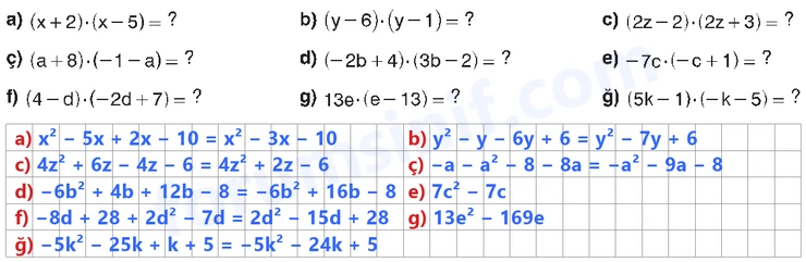 8. Sınıf Matematik Ders Kitabı Sayfa 138 Cevapları Sonuç Yayınları - 4 8. Sınıf Matematik Ders Kitabı Sayfa 138 Cevapları Sonuç Yayınları - 4