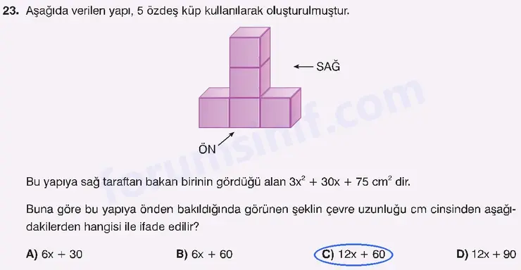 8. Sınıf Matematik Ders Kitabı Sayfa 160 Cevapları Sonuç Yayınları 8. Sınıf Matematik Ders Kitabı Sayfa 160 Cevapları Sonuç Yayınları