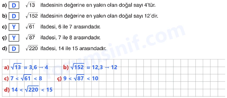 8. Sınıf Matematik Ders Kitabı Sayfa 69 Cevapları Sonuç Yayınları 8. Sınıf Matematik Ders Kitabı Sayfa 69 Cevapları Sonuç Yayınları