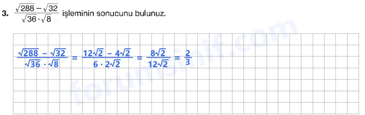 8. Sınıf Matematik Ders Kitabı Sayfa 84 Cevapları Sonuç Yayınları - 3