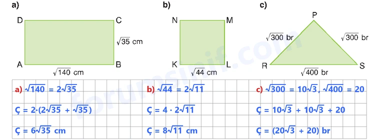 8. Sınıf Matematik Ders Kitabı Sayfa 85 Cevapları Sonuç Yayınları