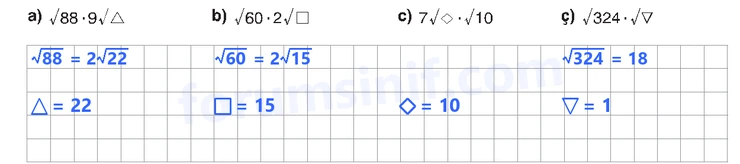 8. Sınıf Matematik Ders Kitabı Sayfa 88 Cevapları Sonuç Yayınları - 2 8. Sınıf Matematik Ders Kitabı Sayfa 88 Cevapları Sonuç Yayınları - 2