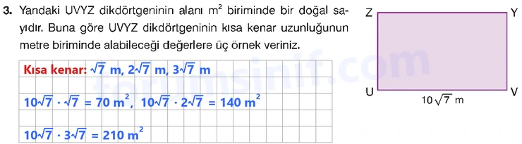 8. Sınıf Matematik Ders Kitabı Sayfa 88 Cevapları Sonuç Yayınları - 3 8. Sınıf Matematik Ders Kitabı Sayfa 88 Cevapları Sonuç Yayınları - 3