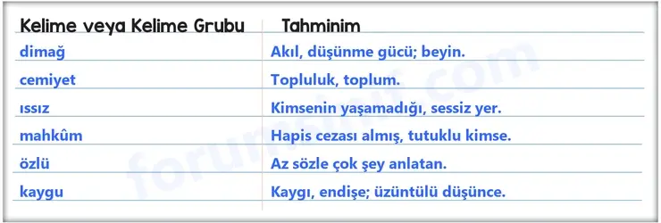 8. Sınıf Türkçe Ders Kitabı Sayfa 14 Cevapları MEB Yayınları 8. Sınıf Türkçe Ders Kitabı Sayfa 14 Cevapları MEB Yayınları