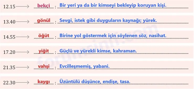 8. Sınıf Türkçe Ders Kitabı Sayfa 158 Cevapları MEB Yayınları 8. Sınıf Türkçe Ders Kitabı Sayfa 158 Cevapları MEB Yayınları