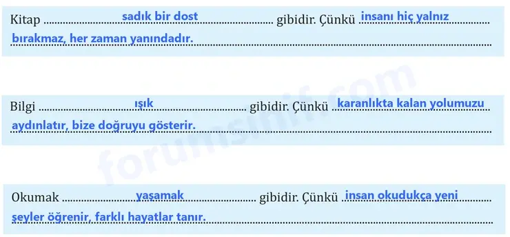 8. Sınıf Türkçe Ders Kitabı Sayfa 25 Cevapları MEB Yayınları 8. Sınıf Türkçe Ders Kitabı Sayfa 25 Cevapları MEB Yayınları