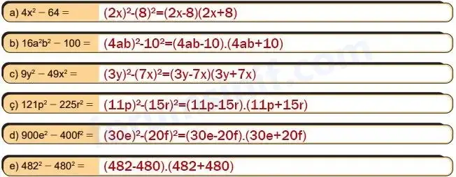 8. Sınıf Matematik Ders Kitabı Sayfa 159 Cevapları MEB Yayınları 8. Sınıf Matematik Ders Kitabı Sayfa 159 Cevapları MEB Yayınları