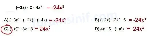 8. Sınıf Matematik Ders Kitabı Sayfa 165 Cevapları MEB Yayınları 8. Sınıf Matematik Ders Kitabı Sayfa 165 Cevapları MEB Yayınları