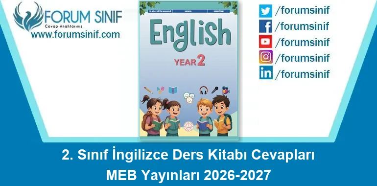 2. Sınıf İngilizce Ders Kitabı Cevapları MEB Yayınları 2026-2027 2. Sınıf İngilizce Ders Kitabı Cevapları MEB Yayınları 2026-2027