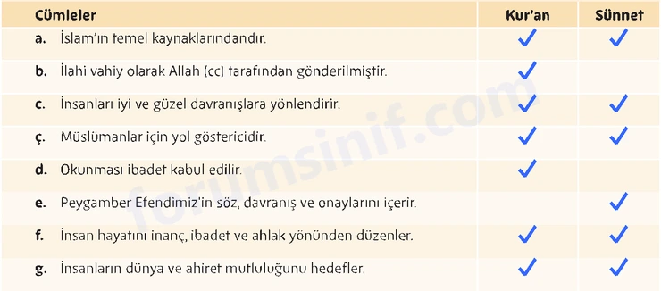 Temel Dini Bilgiler (İslam 1) Sayfa 41 Cevapları MEB Yayınları