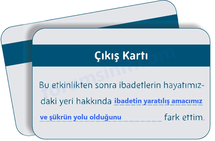 Temel Dini Bilgiler (İslam 1) Sayfa 57 Cevapları MEB Yayınları
